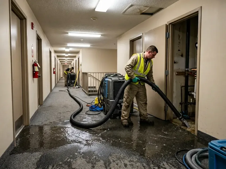 multi-unit-apartment-hallway-f-005 — frequently asked questions, Emergency Burst Pipe Water Extraction & Removal in Millvale…